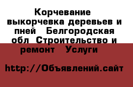Корчевание, выкорчевка деревьев и пней - Белгородская обл. Строительство и ремонт » Услуги   